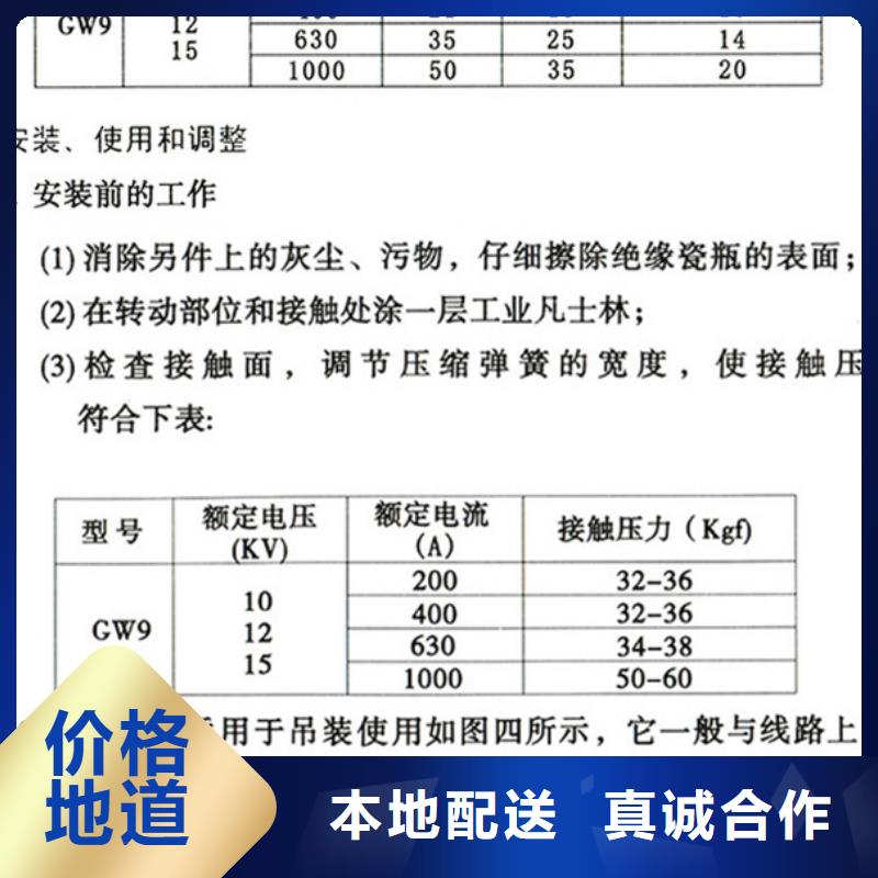 【户外高压交流隔离开关】HGW9-12-630好产品好服务