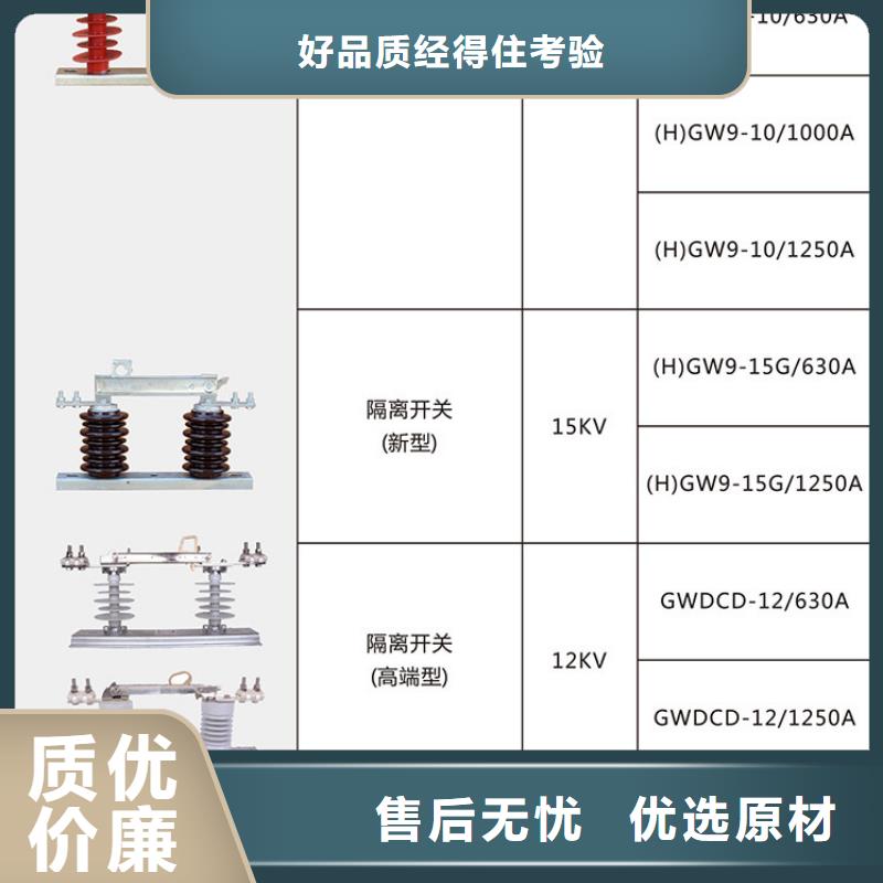 隔离开关HGW9-12KV/1000来图来样定制