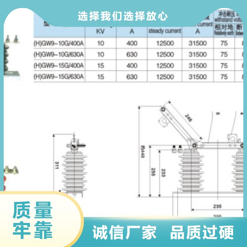 品牌：【羿振电气】HGW9-15G/200户外高压交流隔离开关高压隔离开关生产厂家出货快