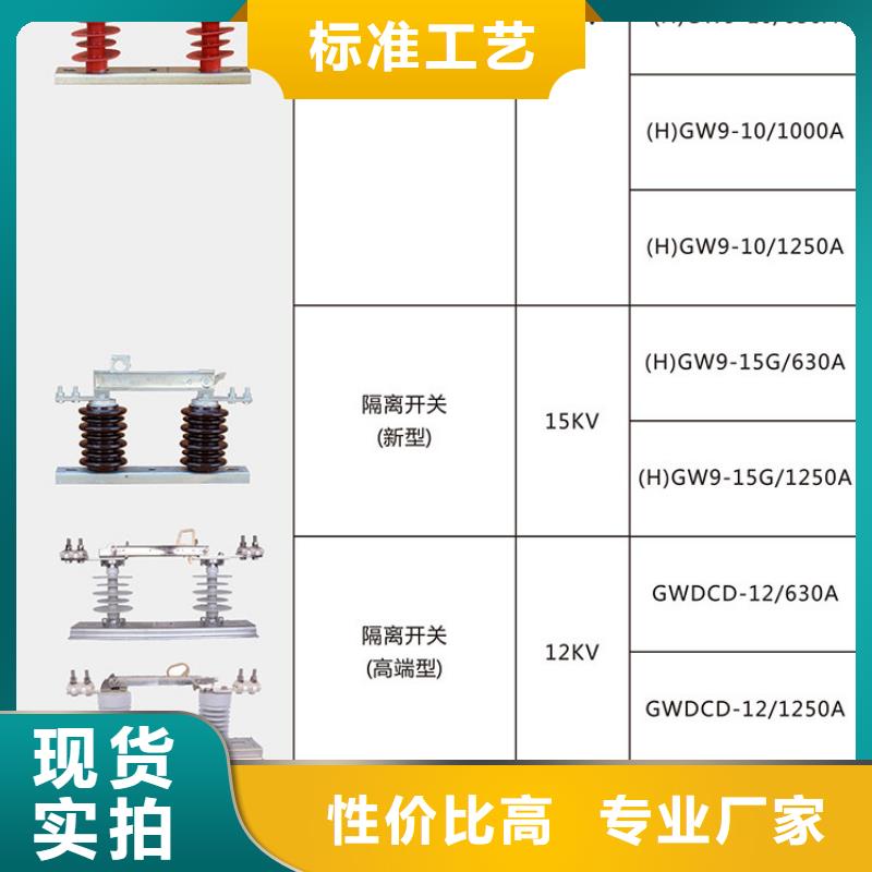 _户外高压隔离开关GW9-10/200源头厂家直销