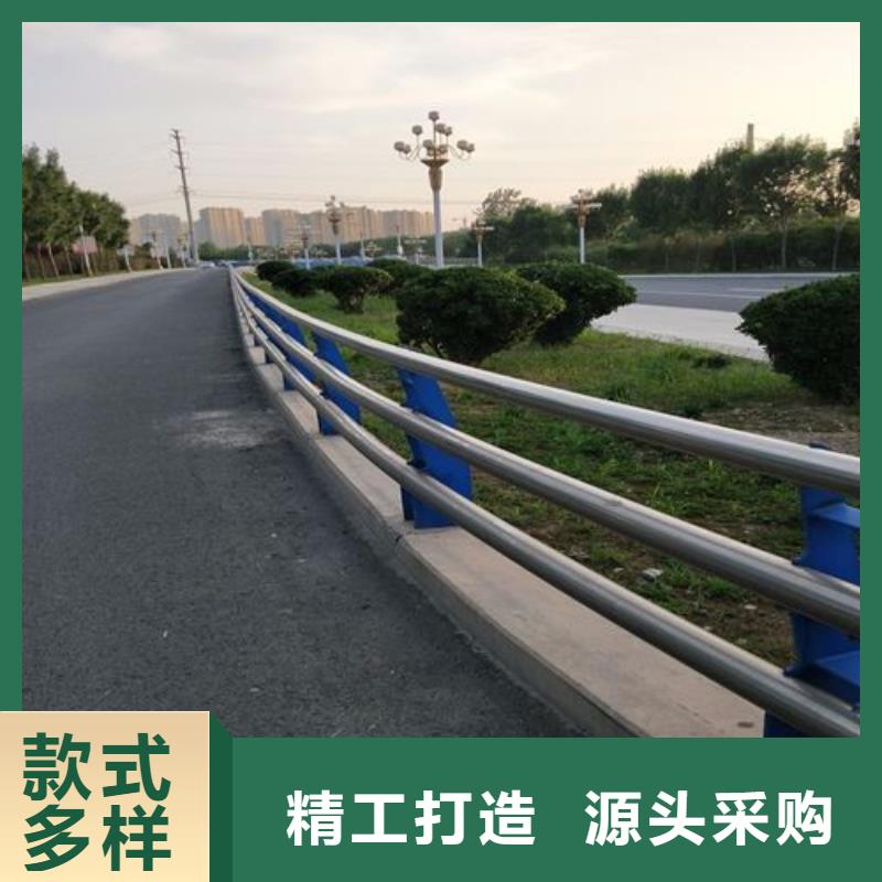 景观木纹护栏道路防撞护栏产品实拍同城货源