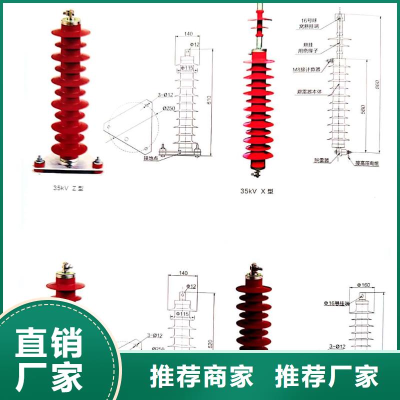 电气化铁道保护用氧化锌避雷器Y10WT-100/260本地供应商