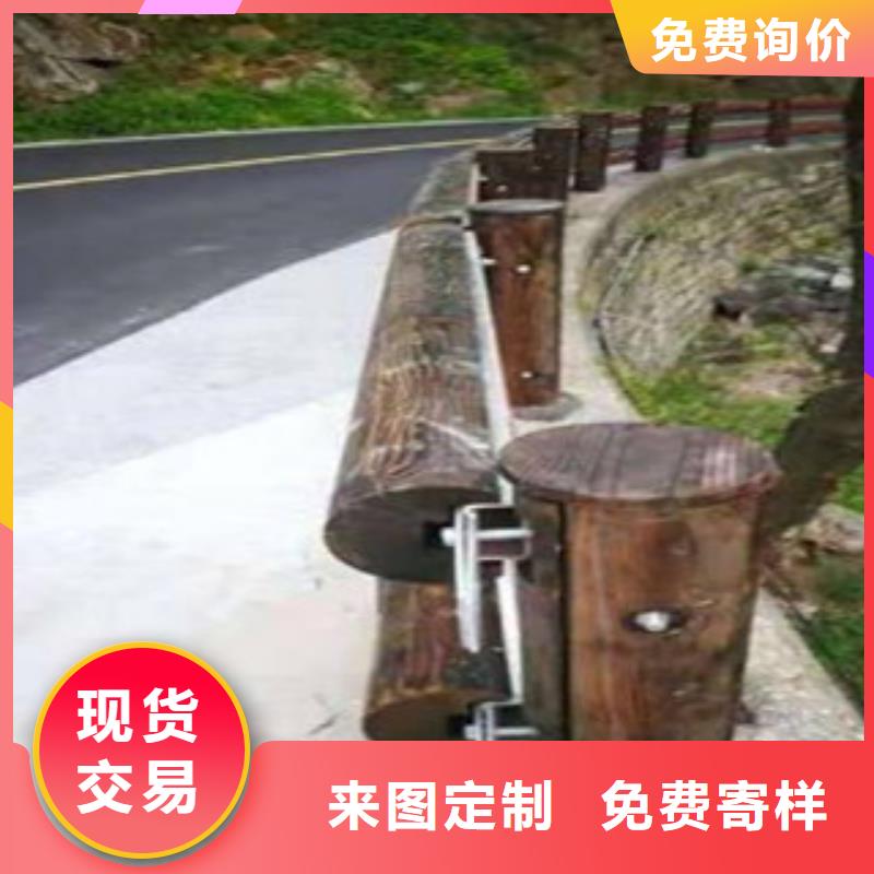 钢背木护栏【灯光护栏】细节决定成败符合行业标准