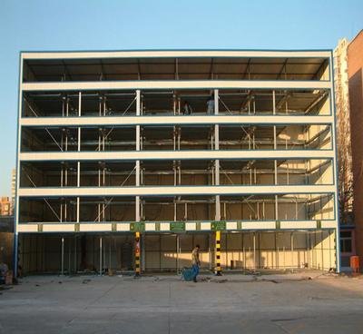 四柱双层车位生产流程