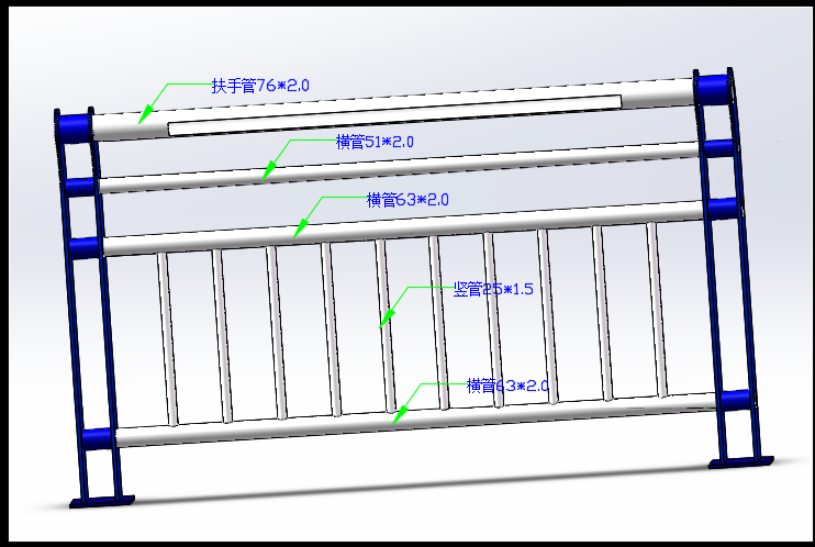 护栏桥梁景观栏杆优良材质
