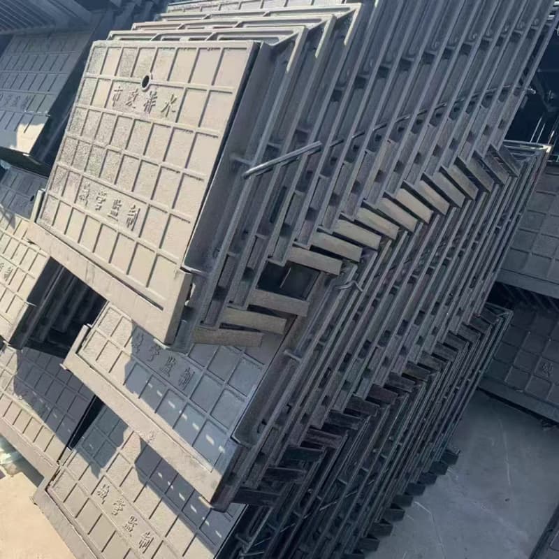 球墨铸铁井盖防响声球墨井盖厂家