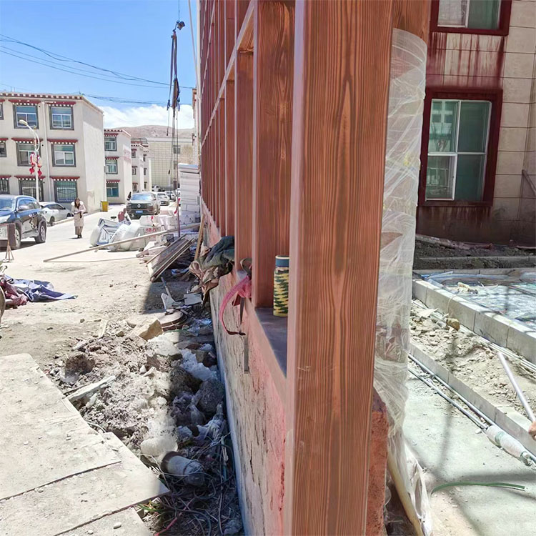 生态复古木纹漆批发多少钱#廊架长廊#凉亭花架#栈道护栏