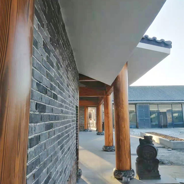 铝合金木纹漆多少钱一公斤#方钢圆管#长廊护栏#园林建筑当地厂家