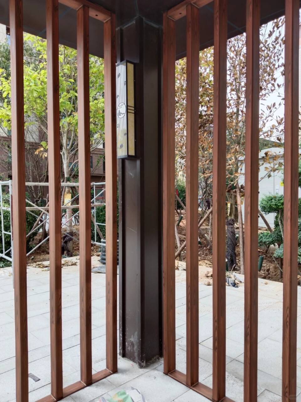 仿古木纹漆源头批发#钢结构建筑#金属面#仿古建筑