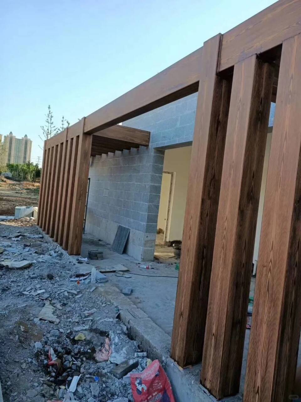 仿古园林建筑木纹漆加盟电话价格优惠