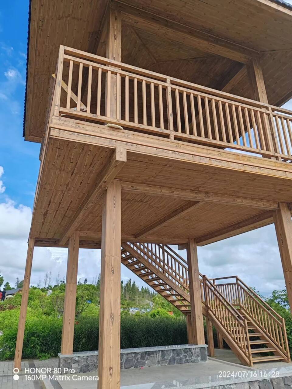 水性环保木纹漆批发多少钱#钢结构金属面#凉亭花架#仿古建筑