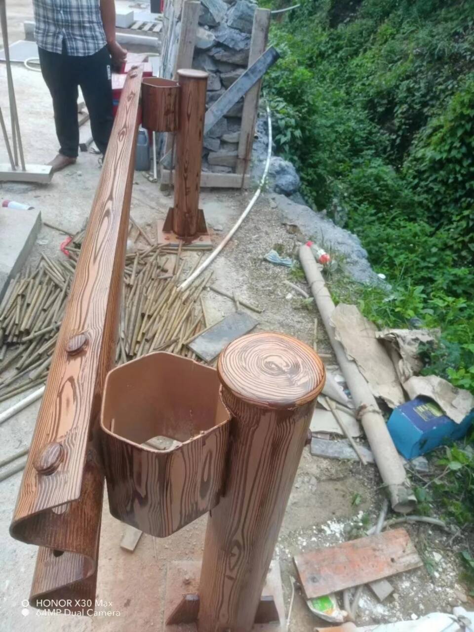 仿古园林建筑木纹漆施工价格同城生产厂家