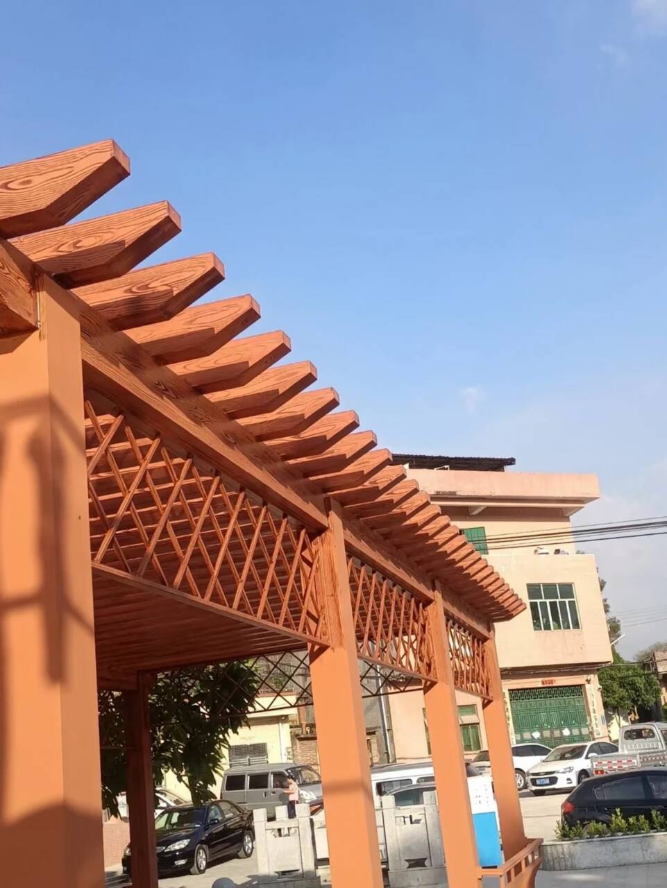 护栏木纹漆品质过关包工包料多少钱一平米