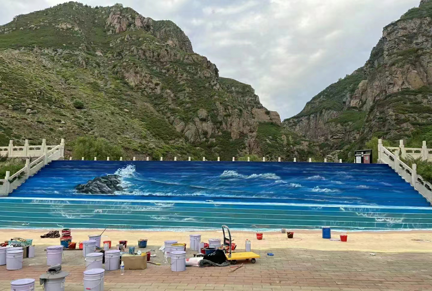 黔南贵定福泉美丽乡村振兴彩绘手绘墙工作室