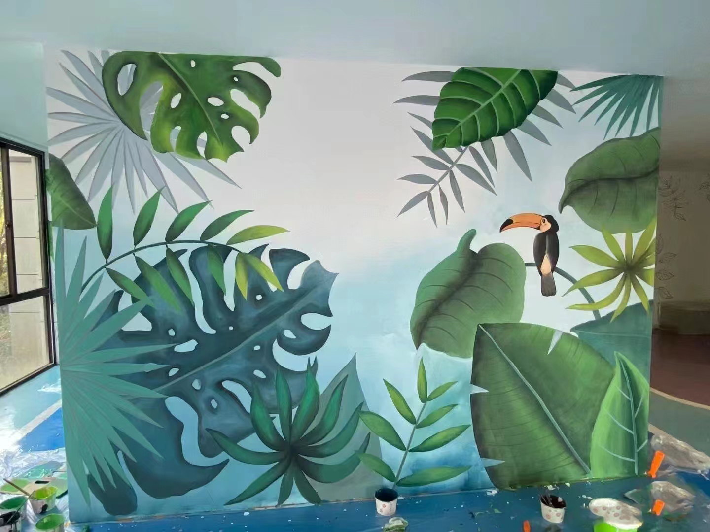 美丽乡村彩绘手绘墙绘画专业工作室