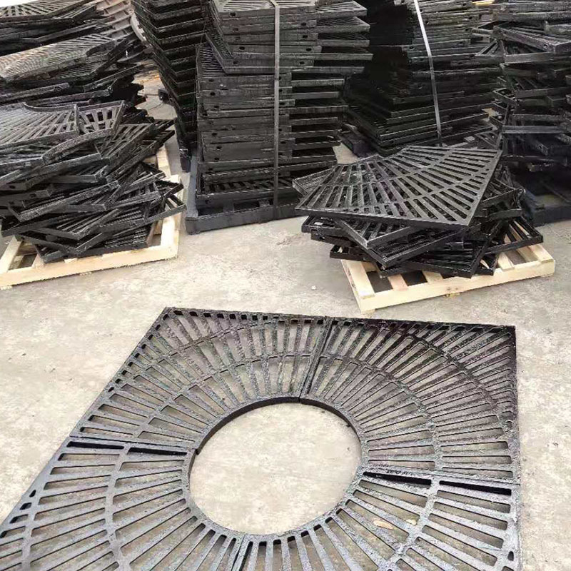 500*500*30铸铁篦子球磨价格优惠建通铸造厂家当地品牌