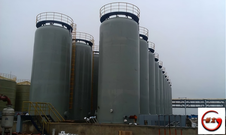 钢衬塑料储罐稀硝酸工程顶目供货