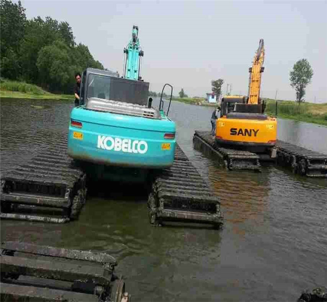 山东水陆挖掘机出租-接受定制